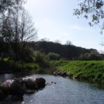 river course, water, depression, nature, flow